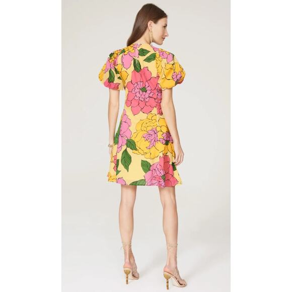 Banjanan Gracia Pink Floral Cotton Dress S - Picture 3 of 10